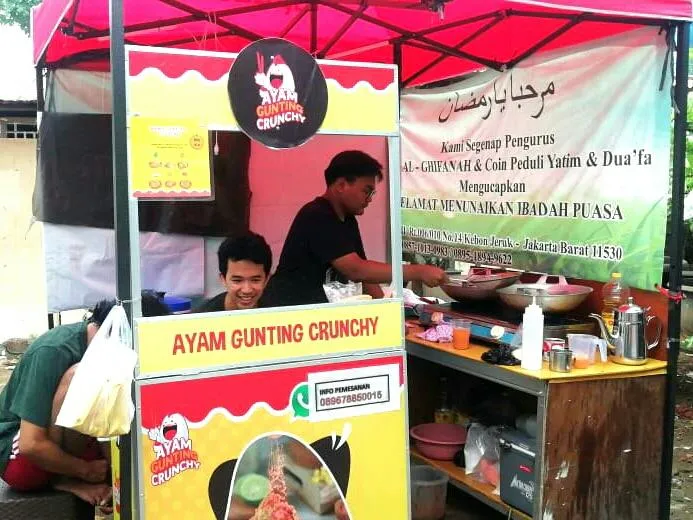 Ayam gunting crunchy kebon jeruk