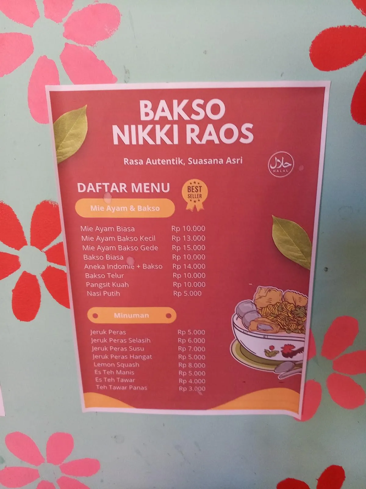 Bakso & Mie ayam Nikki Raos