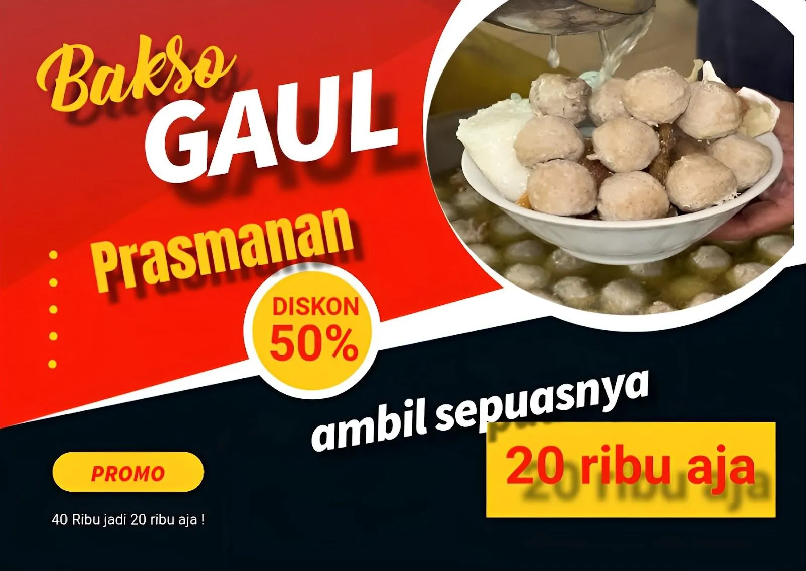 Bakso GAUL Prasmanan