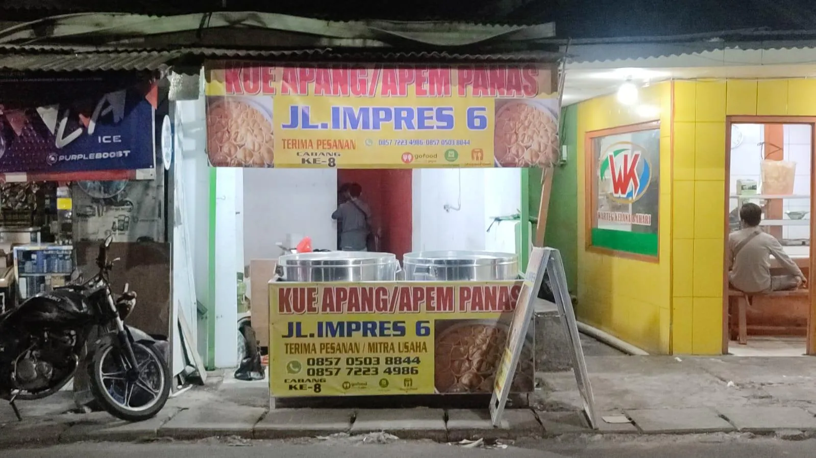 Kue Apang / Apem Panas Jln Raya Inpres