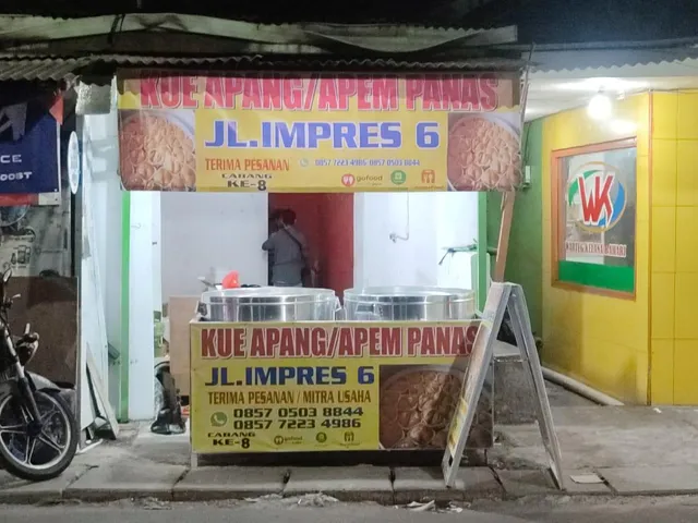 Kue Apang / Apem Panas Jln Raya Inpres