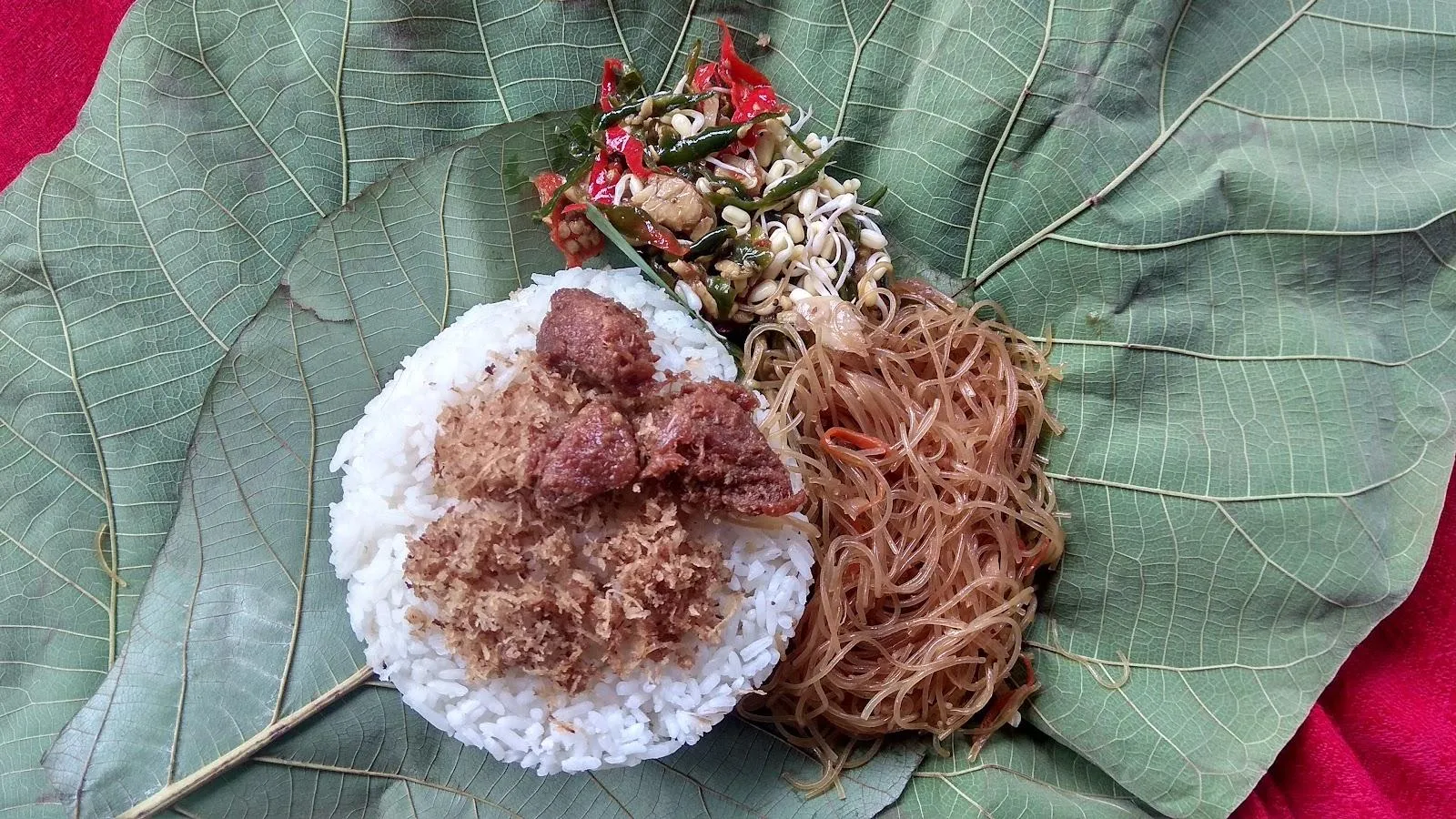 SEGO BERKAT BUDE (masakan khas wonogiri)