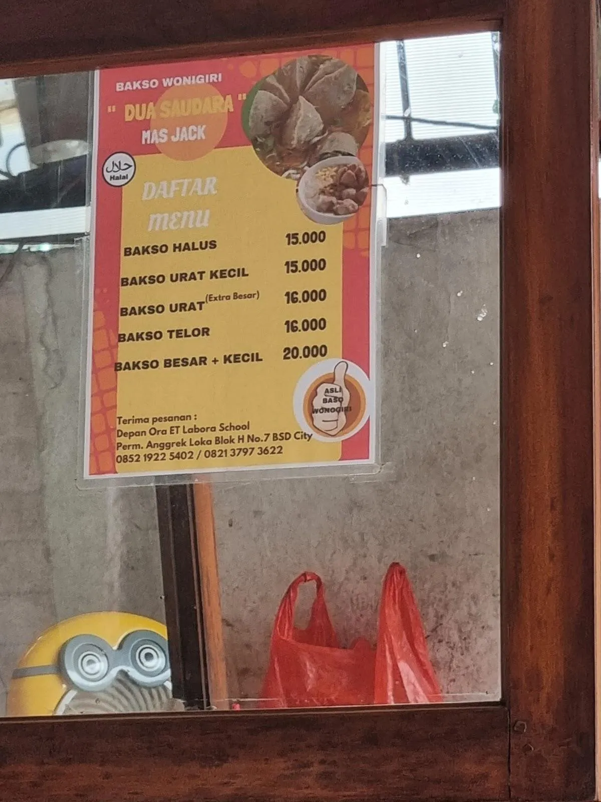 BAKSO WONOGIRI " DUA SAUDARA"MAS JACK