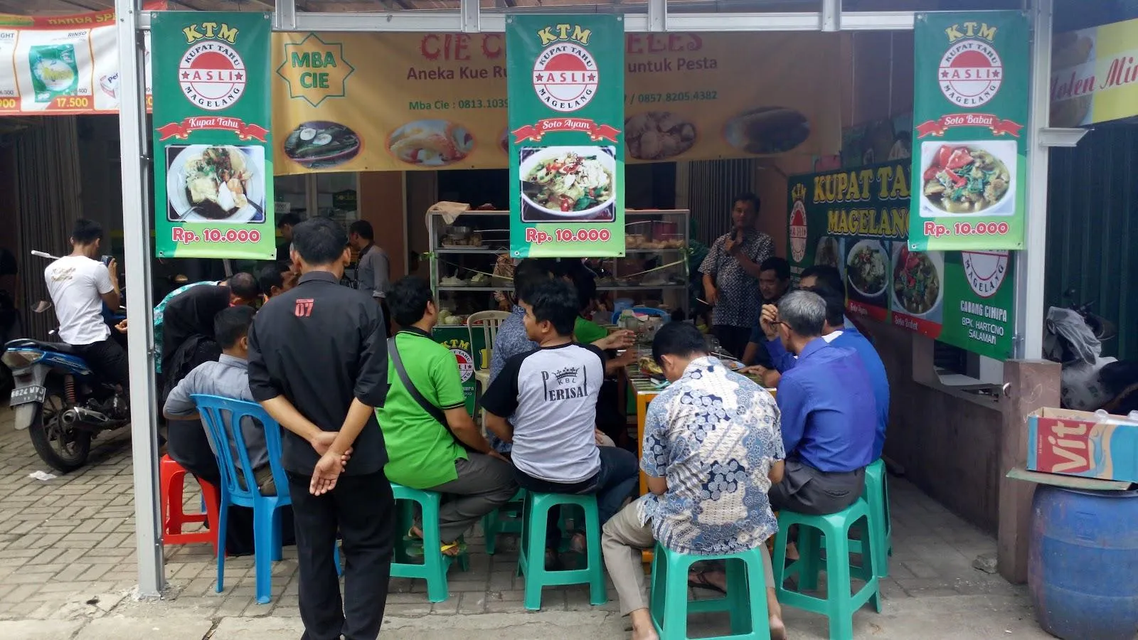 Cie-cie pasteles & Kupat Tahu Magelang
