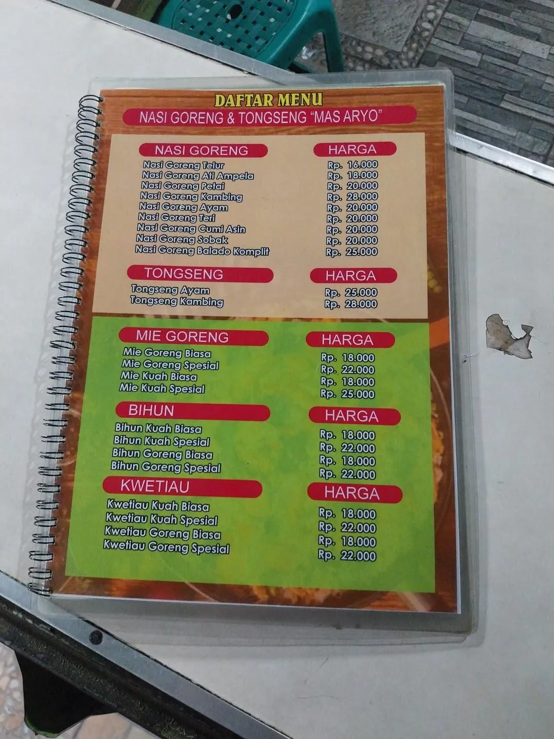 Nasi Goreng Kambing dan Tongseng Mas Aryo