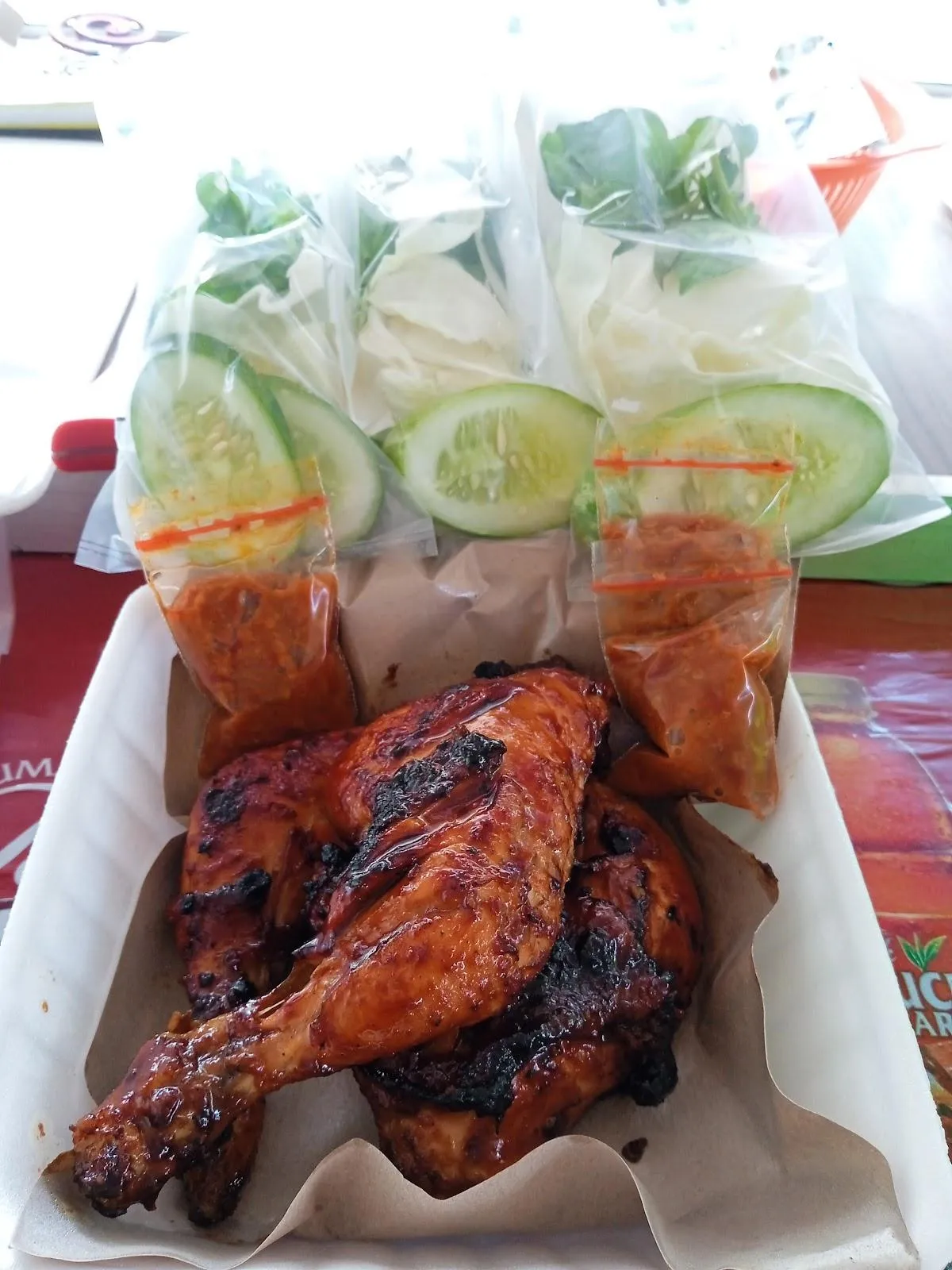 Pecel lele&ayam Radhika