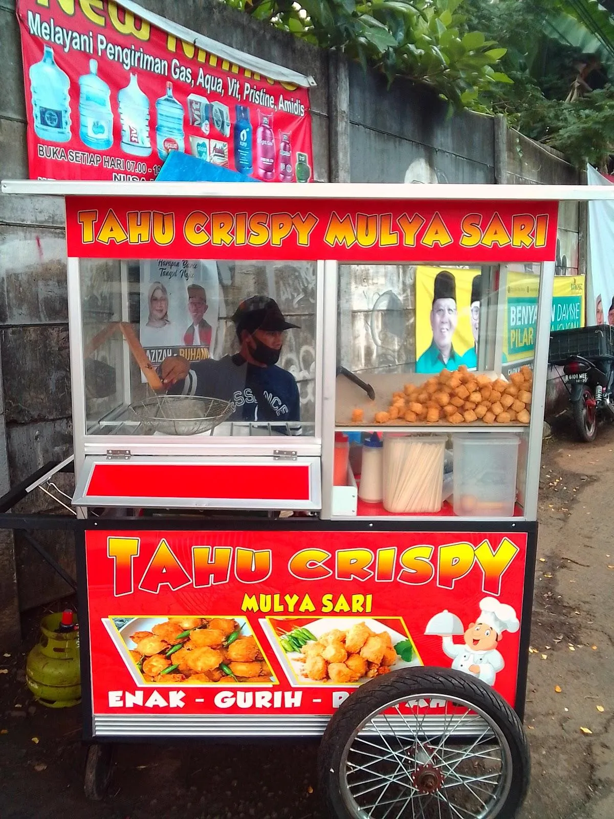 Tahu crispy Mulya sari Nusa loka