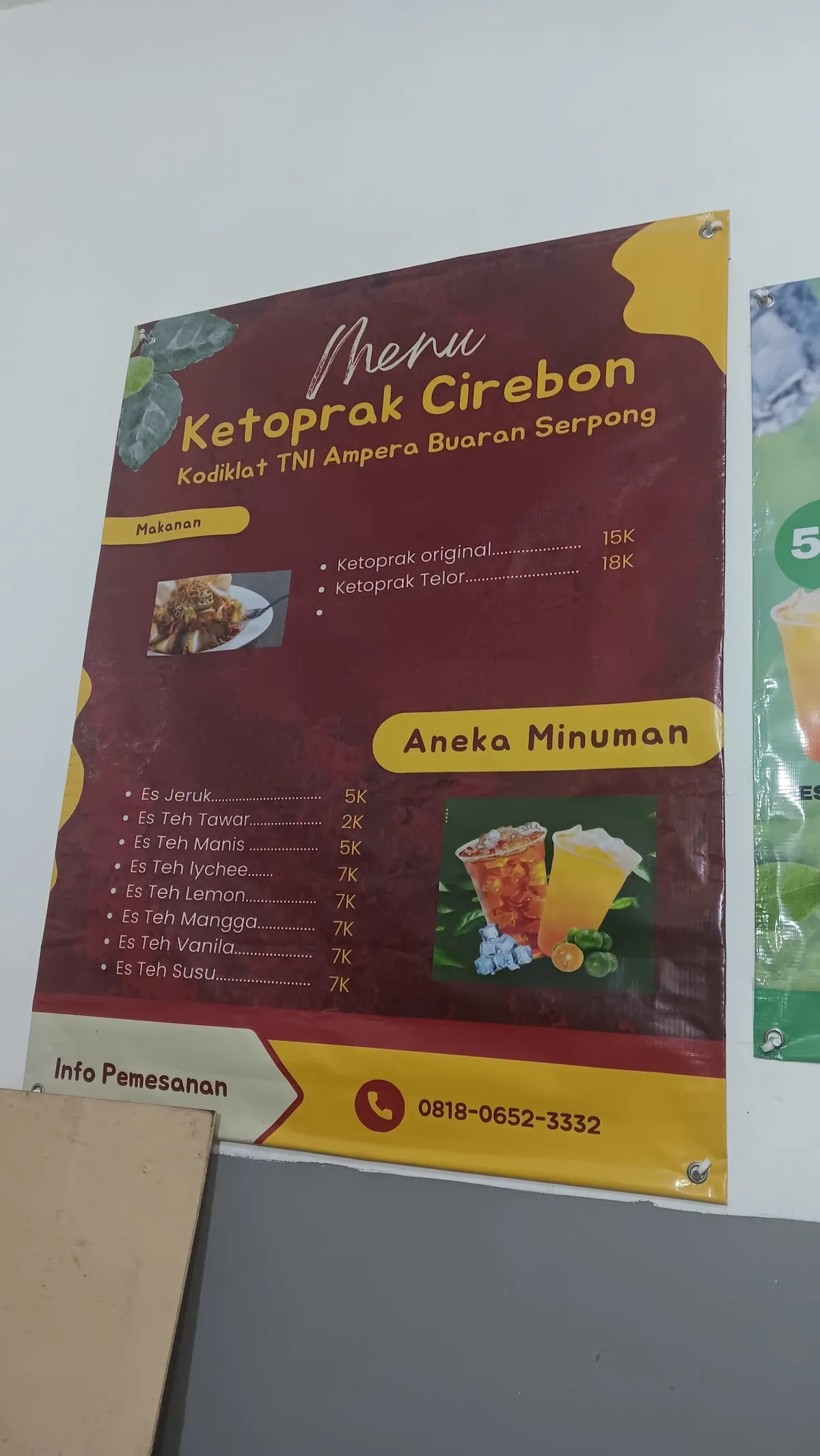 Ketoprak Cirebon Kodiklat TNI depan Wellspring House