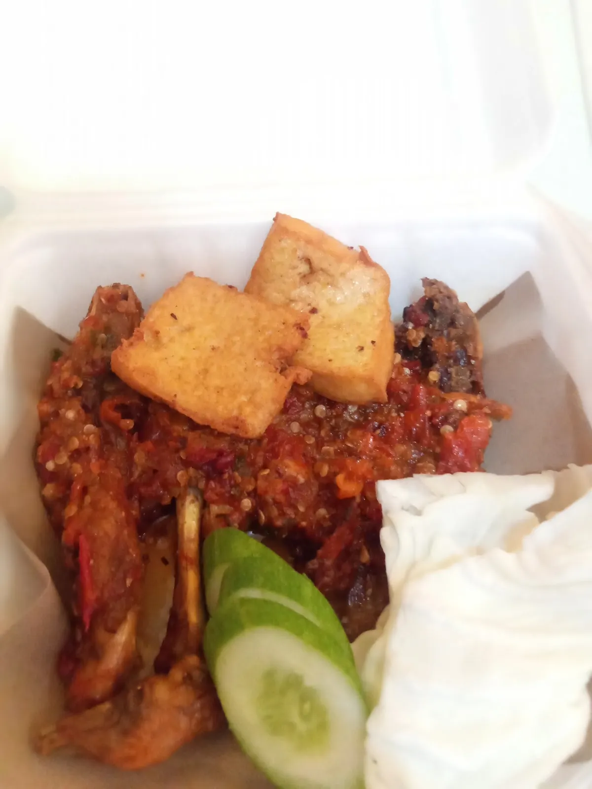 Ayam geprek Bu suwandi