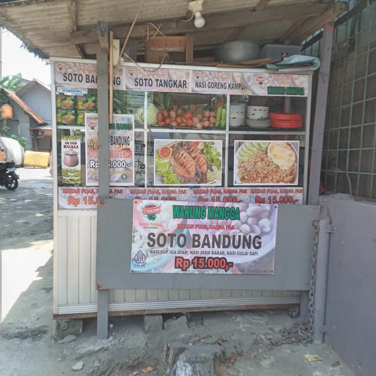 Warung mangga soto bandung soto tangkar