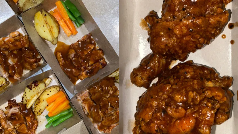 Lariss Steak & D'Celup Chicken Crispy