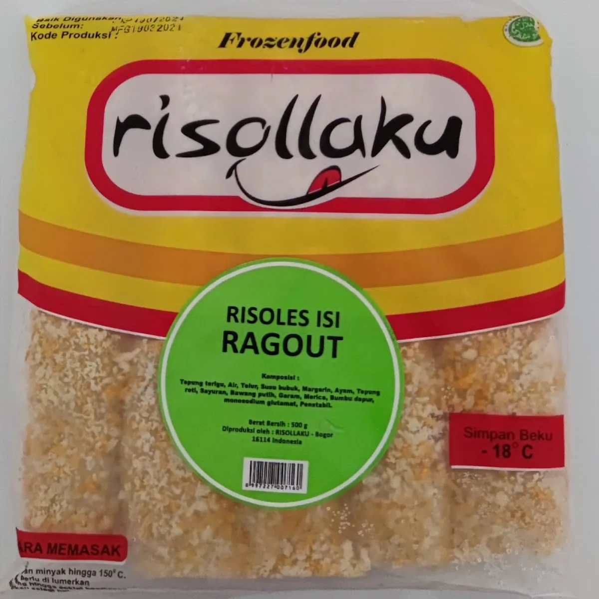 RISOLLAKU Agen Serpong Garden 2, Risol Frozen & Goreng