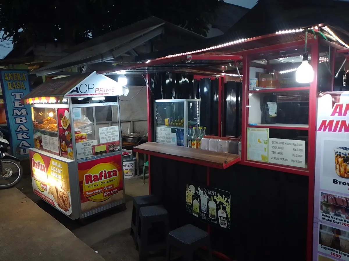 Ratna es Boba dan chiken