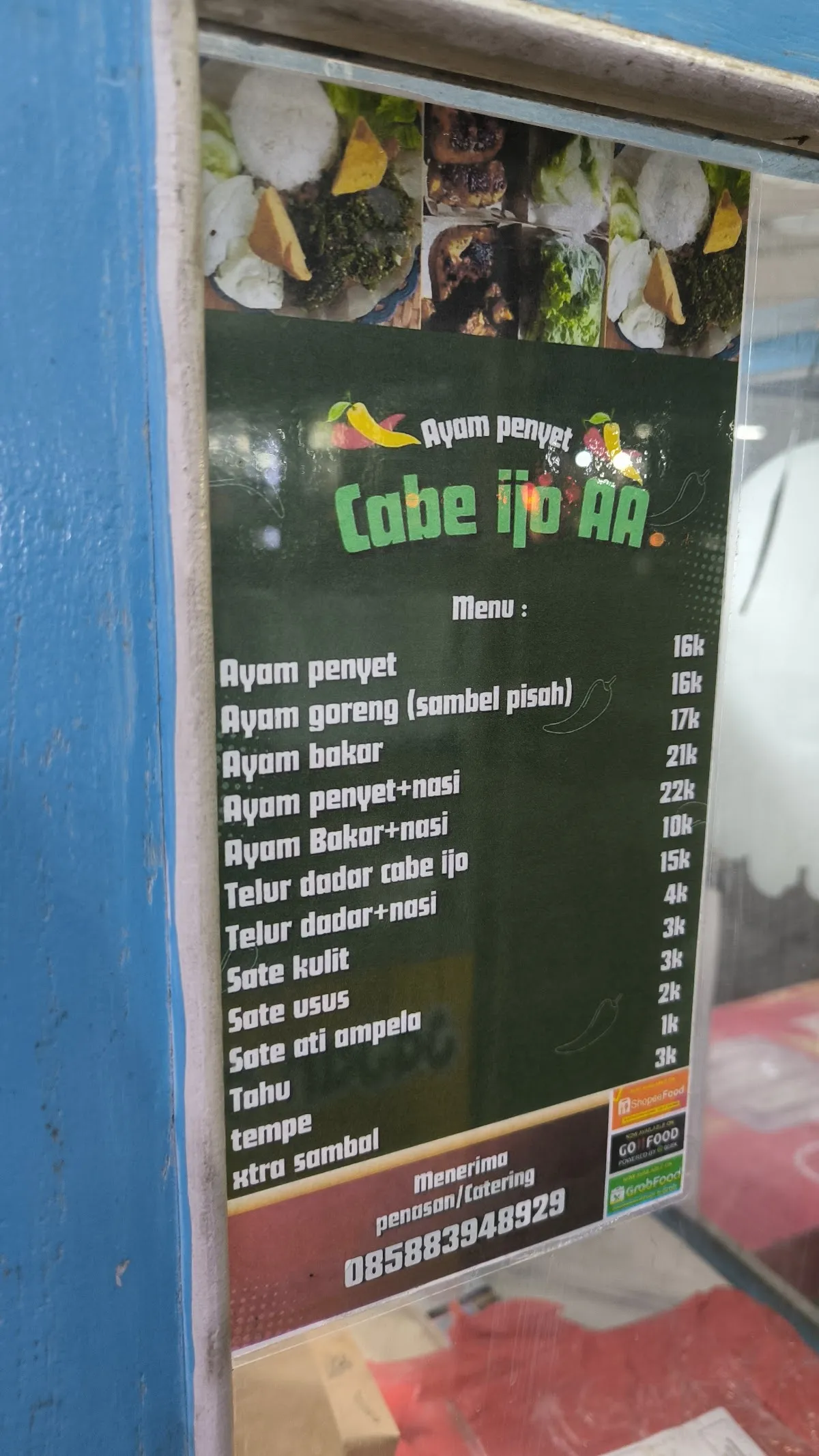 Ayam Penyet Cabe Ijo AA