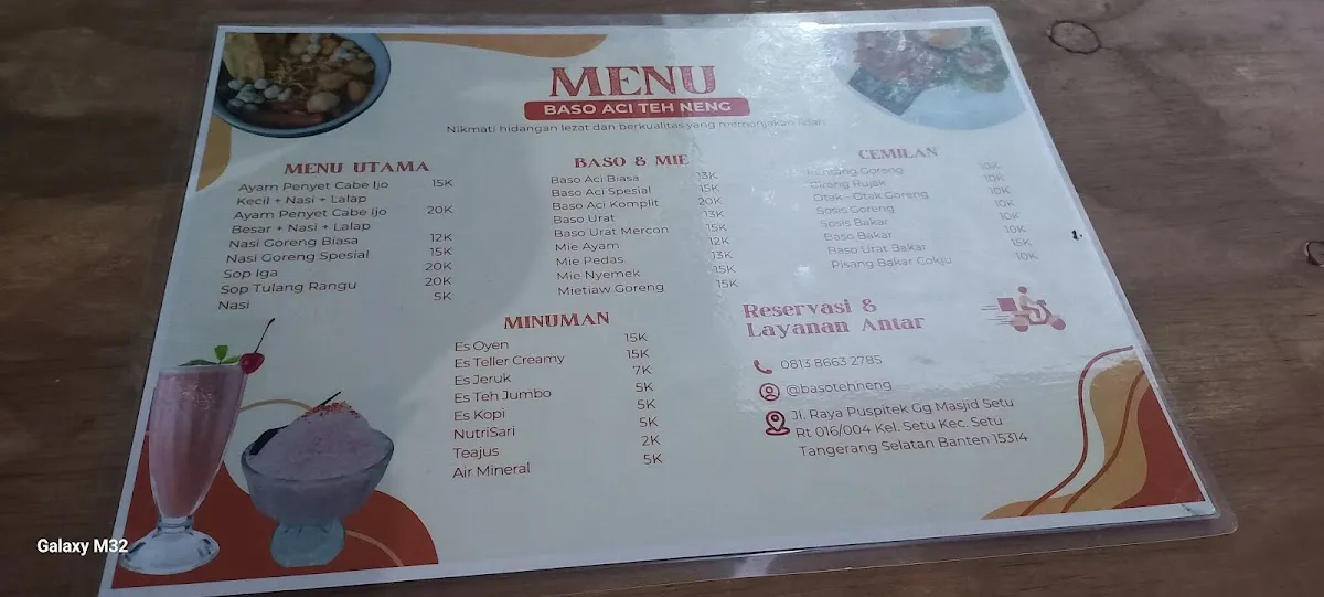 Bakso dan Bakso Aci Prasmanan